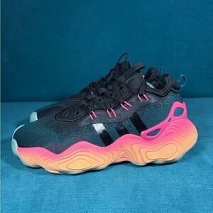 Adidas Trae Young 3 Pink Acid Orange Black Men's  Shoes size 8